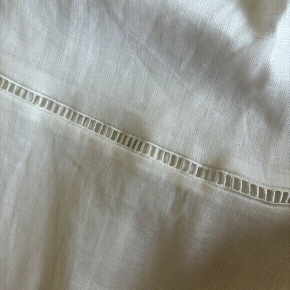 NEW Reformation Everett Linen Midi Dress White | US 2 UK 6 - Picture 15 of 16